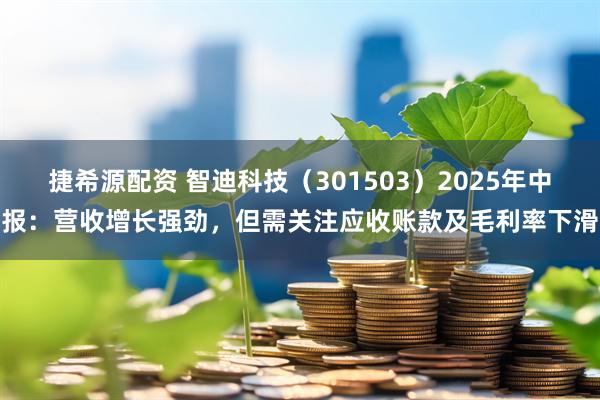 捷希源配资 智迪科技（301503）2025年中报：营收增长强劲，但需关注应收账款及毛利率下滑