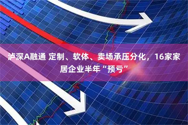 泸深A融通 定制、软体、卖场承压分化，16家家居企业半年“预亏”
